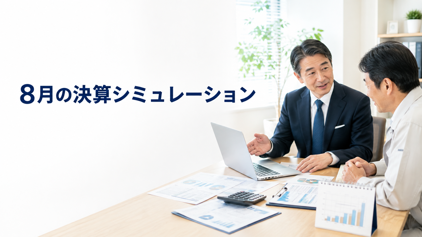 8月は「利益の中間確認」に最適な月です｜決算シミュレーションで年末の慌ただしさを防ぐ